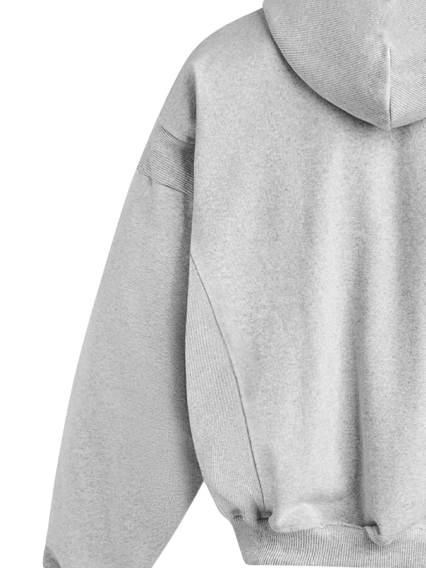 Pattern Oversized Zip-up Hoodie