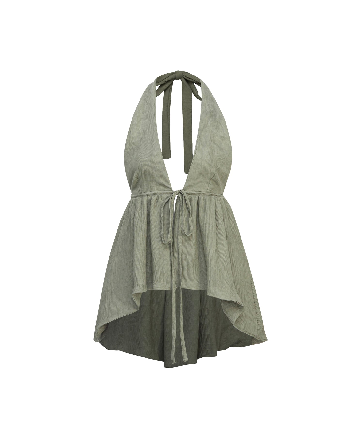 MELANCHOLY JADELYLI PEPLUM TOP (SAGE)