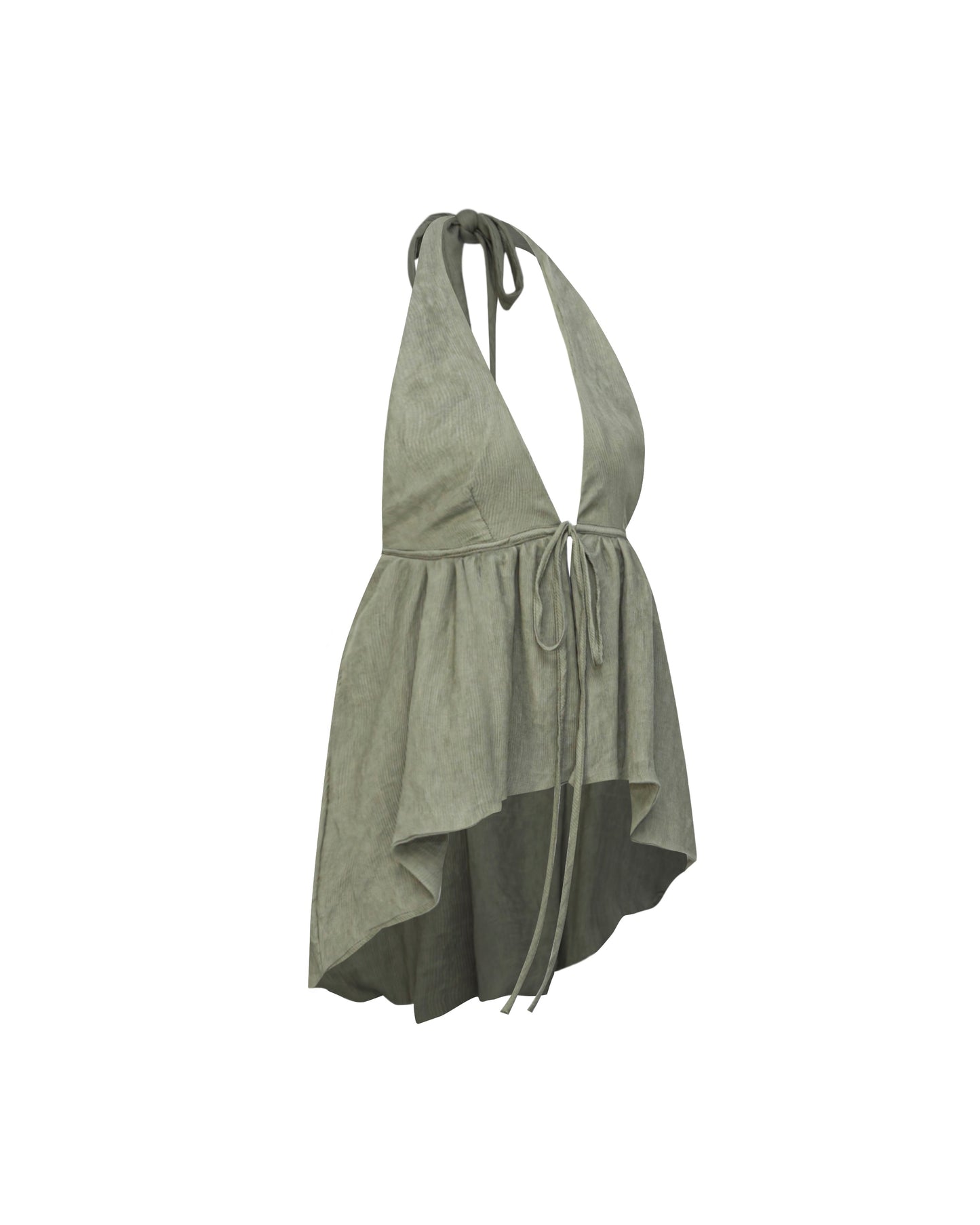MELANCHOLY JADELYLI PEPLUM TOP (SAGE)