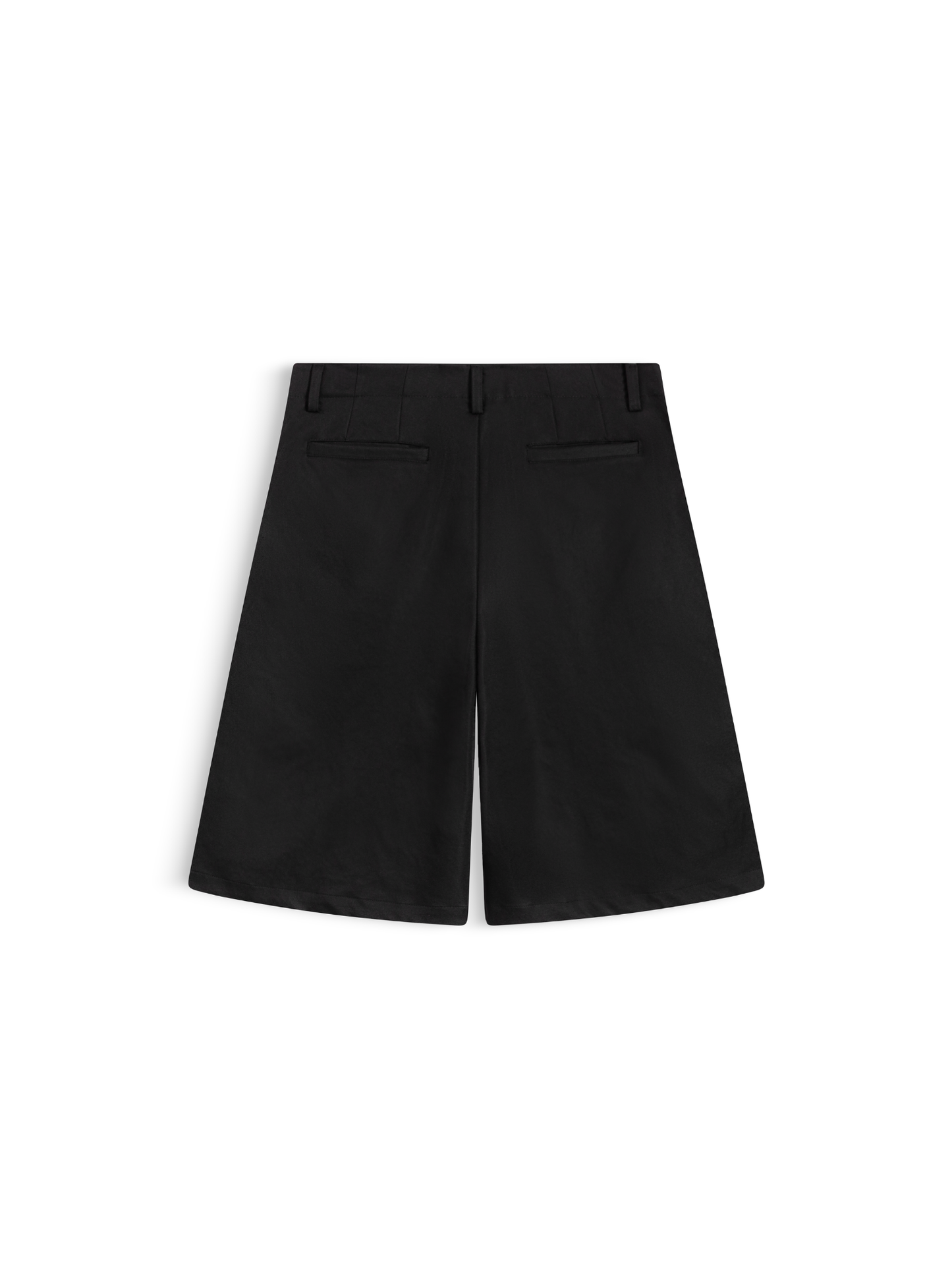 Wide Leg Khaki Shorts