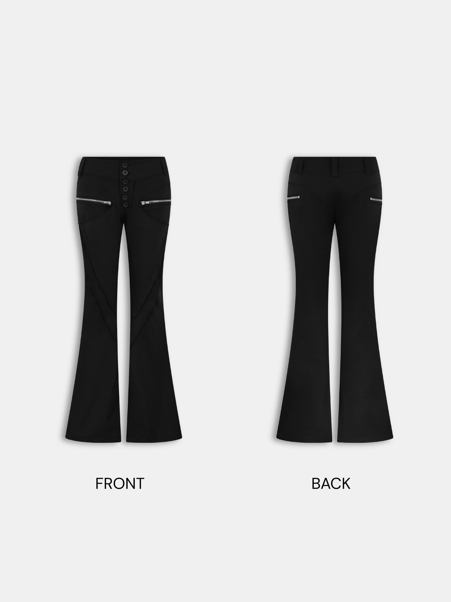 Arc Zip Flared Pants