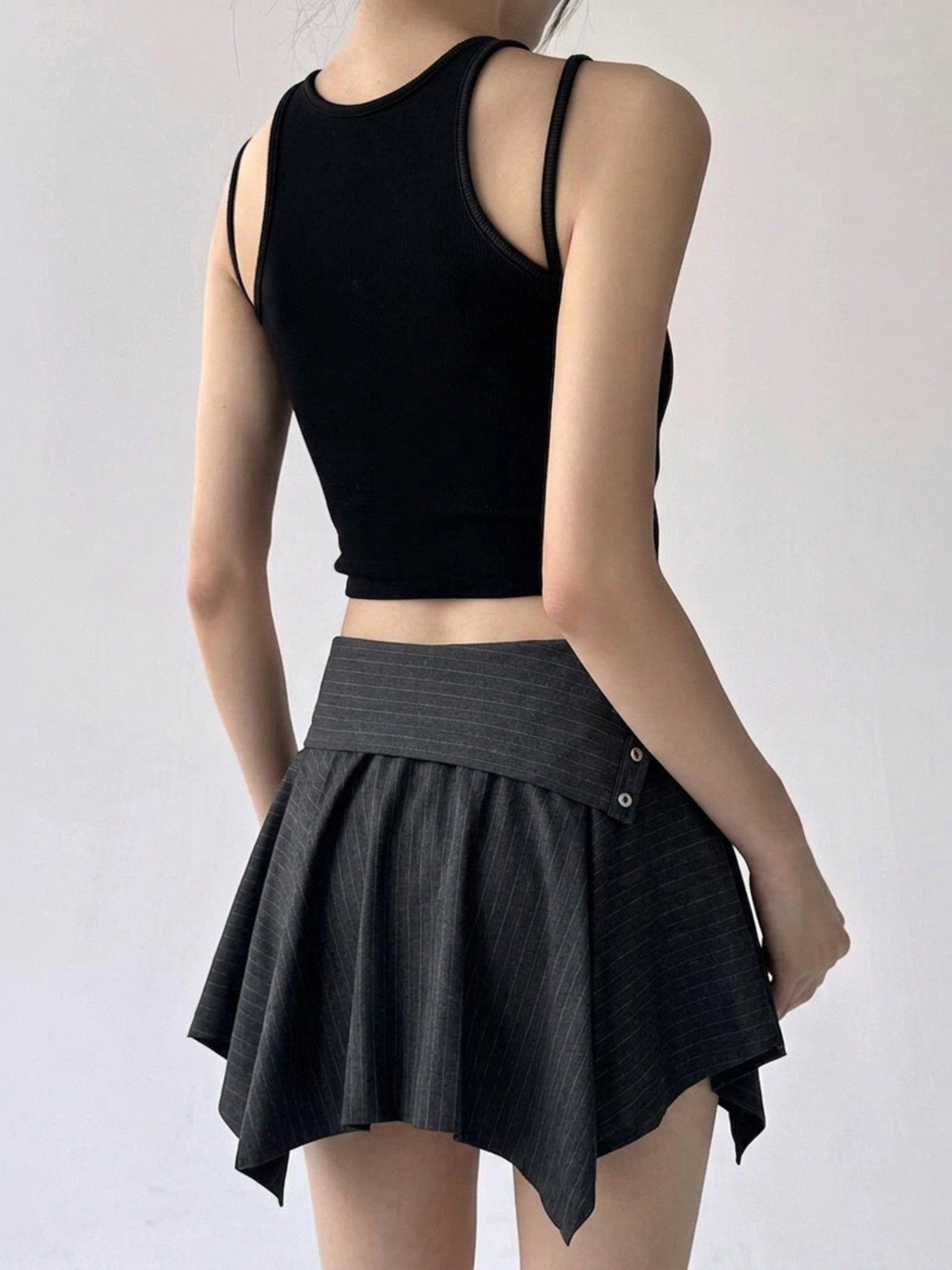 Halo Pinstripe Skirt