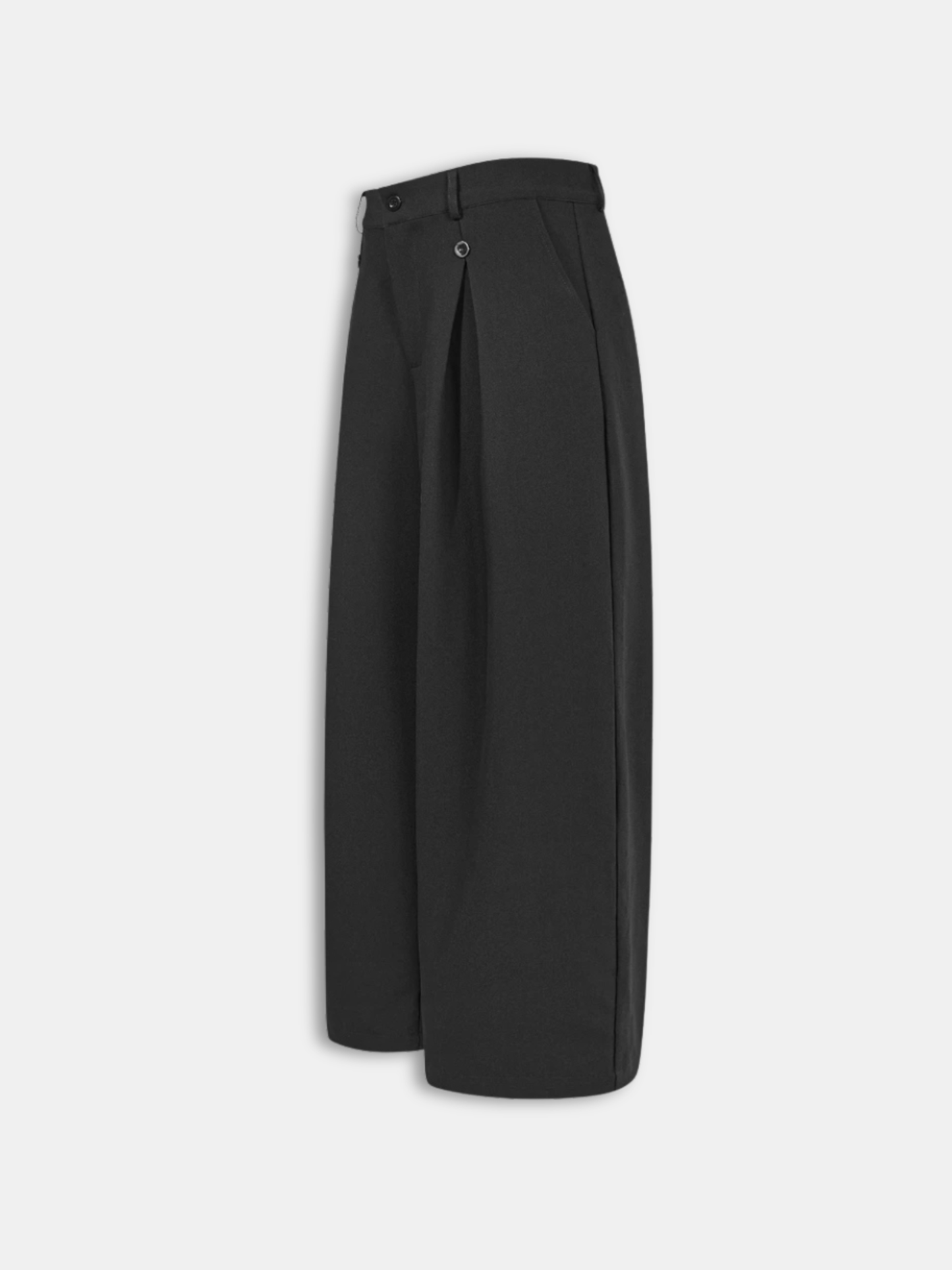 Button Pleated Trouser