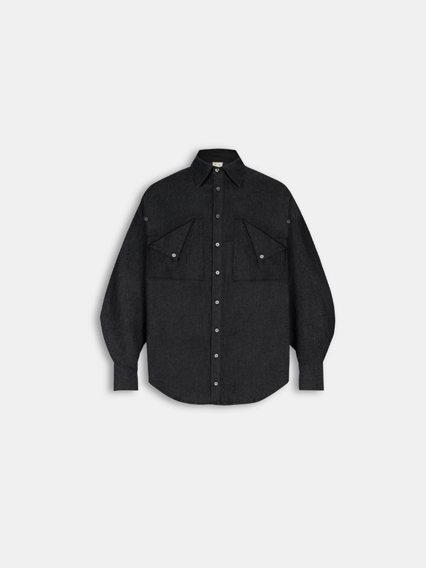 Split Denim Shirt