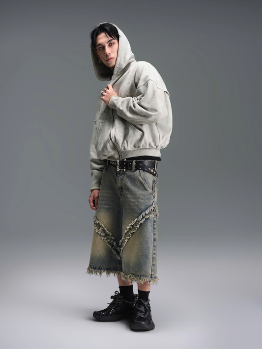 Concrete Muted Grey Hoodie