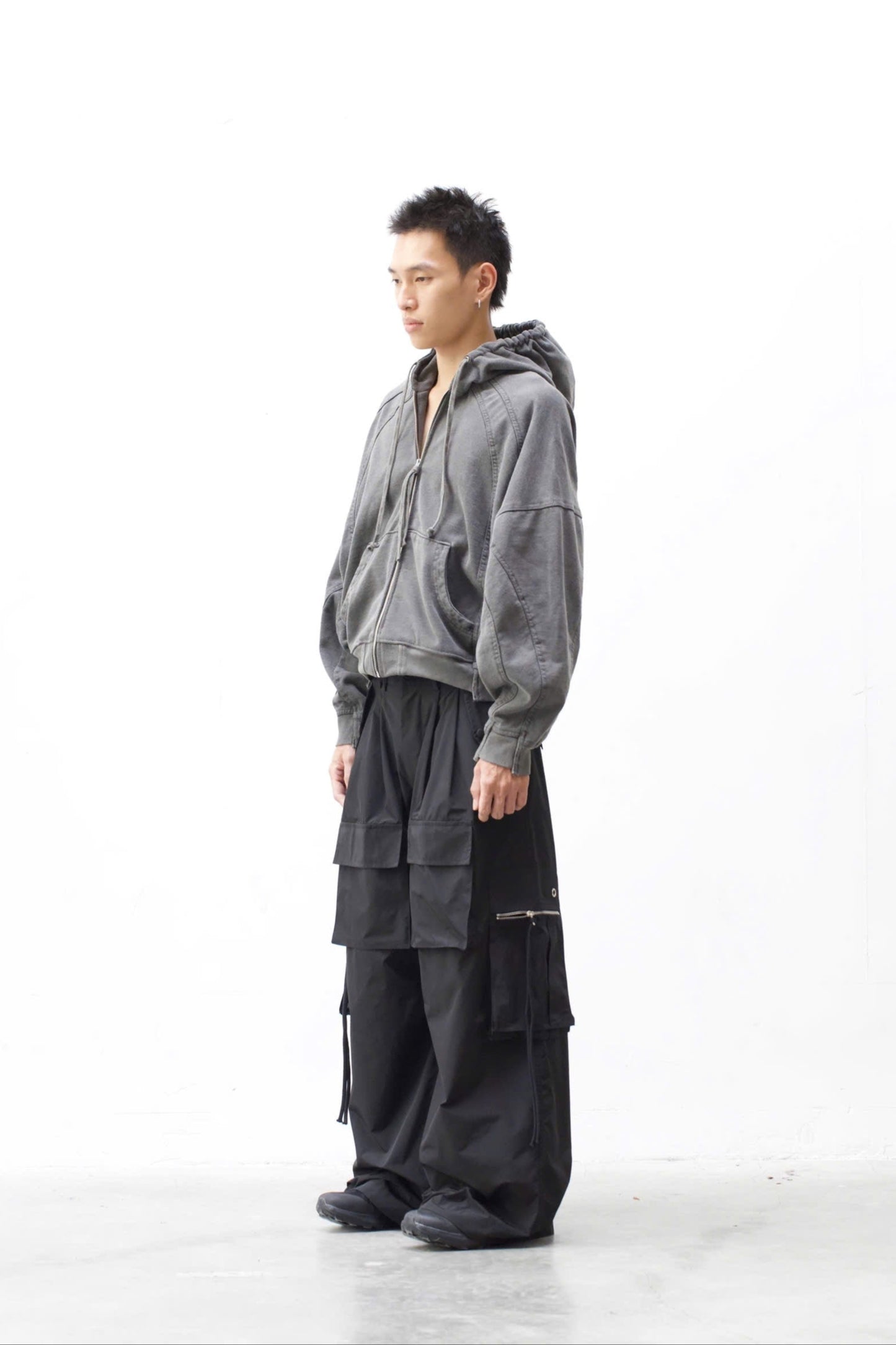 IVANKOV WANDERER CARGO NYLON PANTS (BLACK)