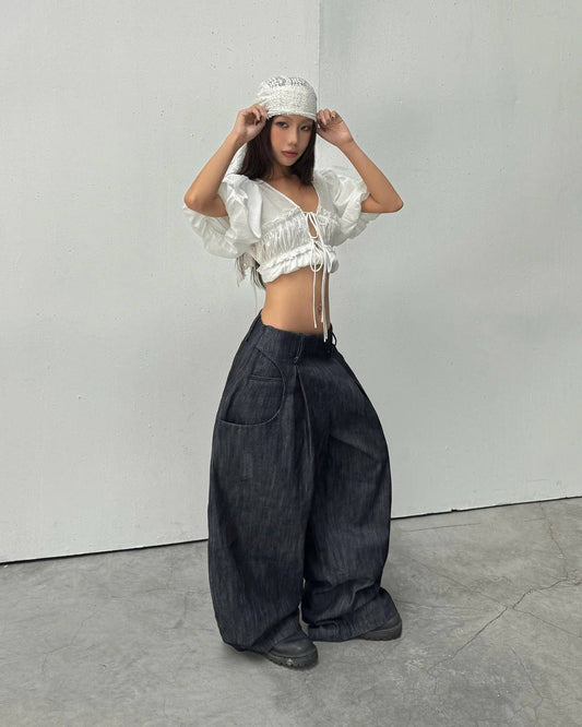 Orionis Wide Pants Raw Denim