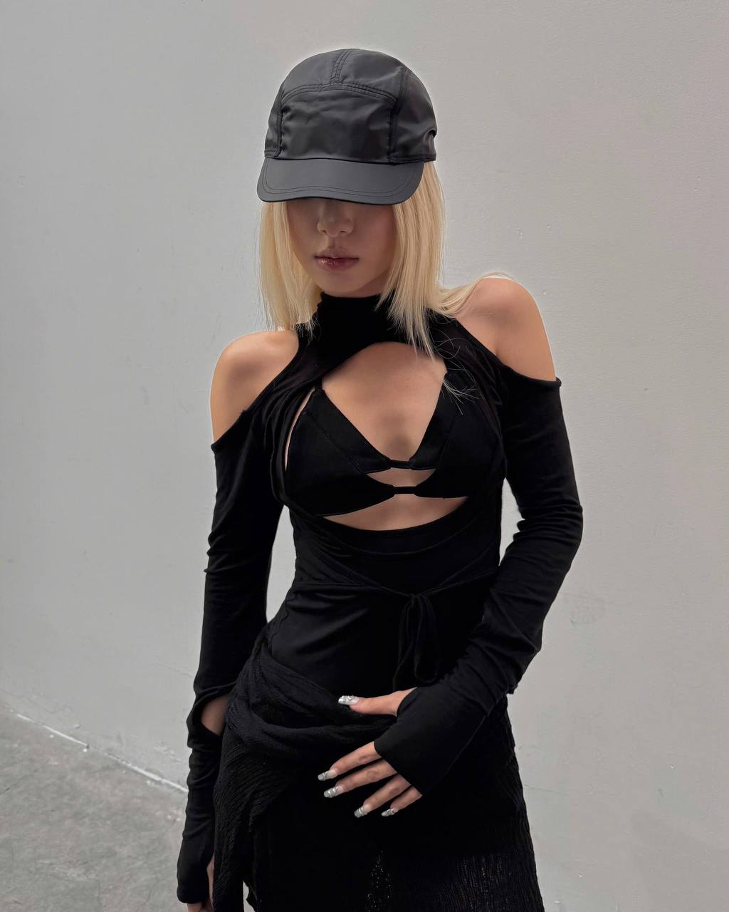 SAGITTARIUS.APLUS NYLON SCARF CAP (BLACK)