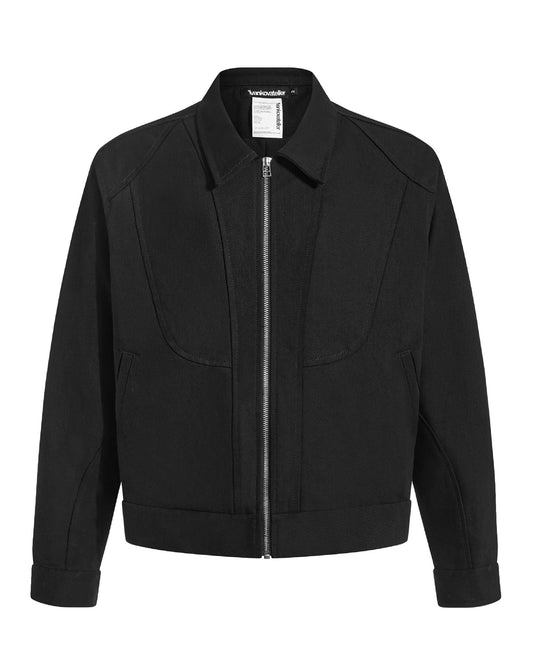 Pattern Zip Up Jacket