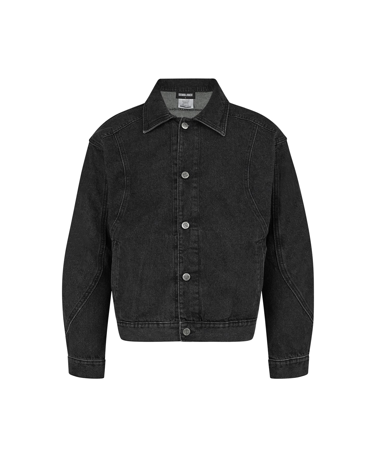 SEMBLANCE HARMNONY DENIM JACKET (BLACK)