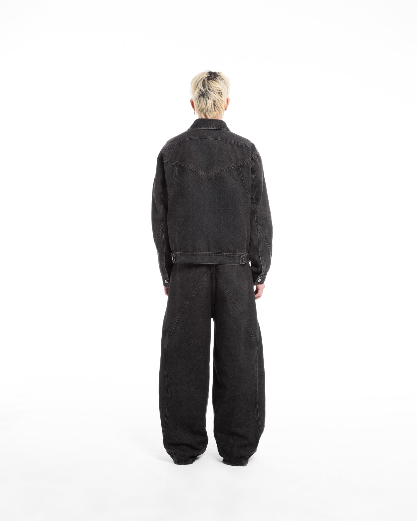 SEMBLANCE HARMNONY DENIM JACKET (BLACK)