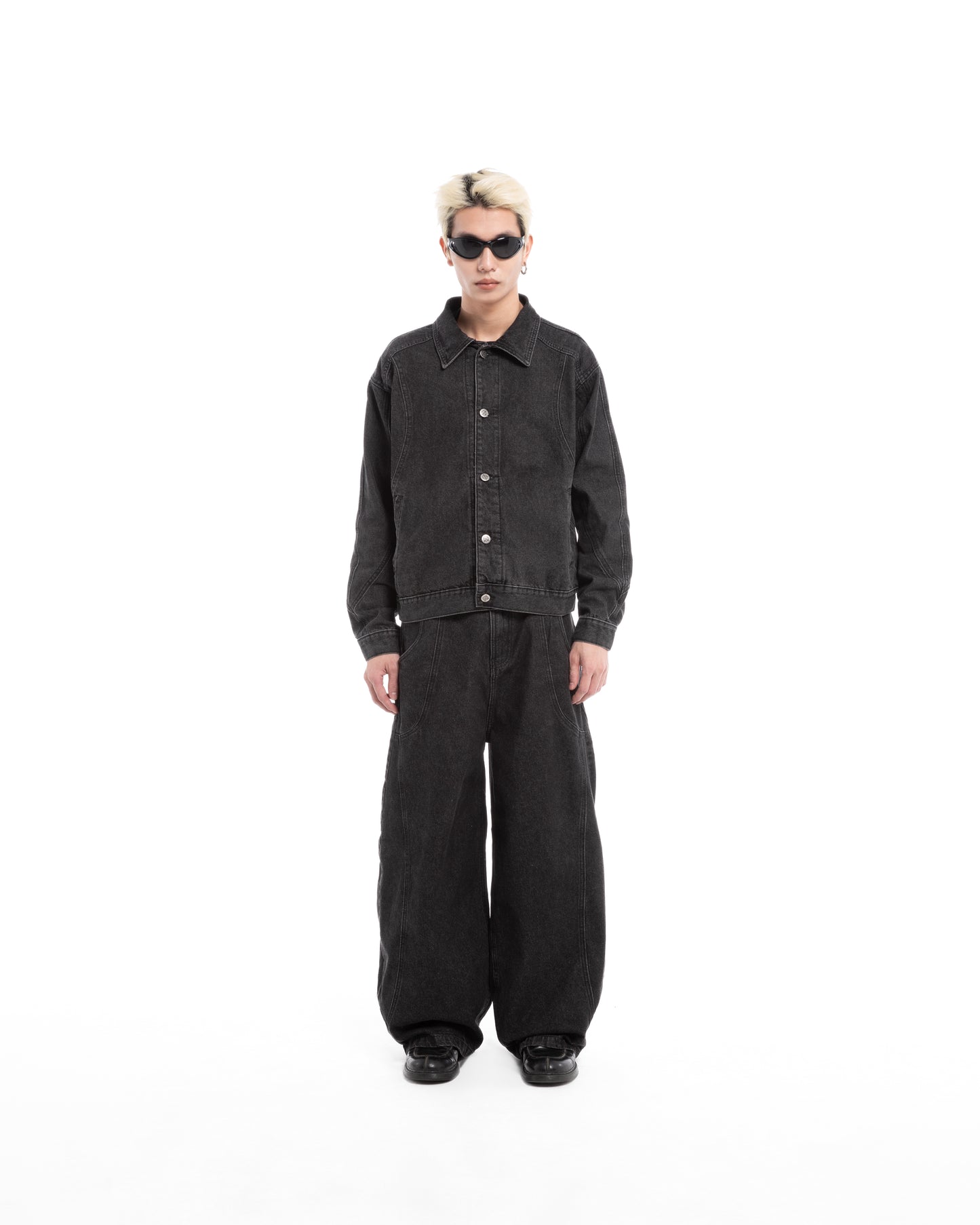 SEMBLANCE HARMNONY DENIM JACKET (BLACK)