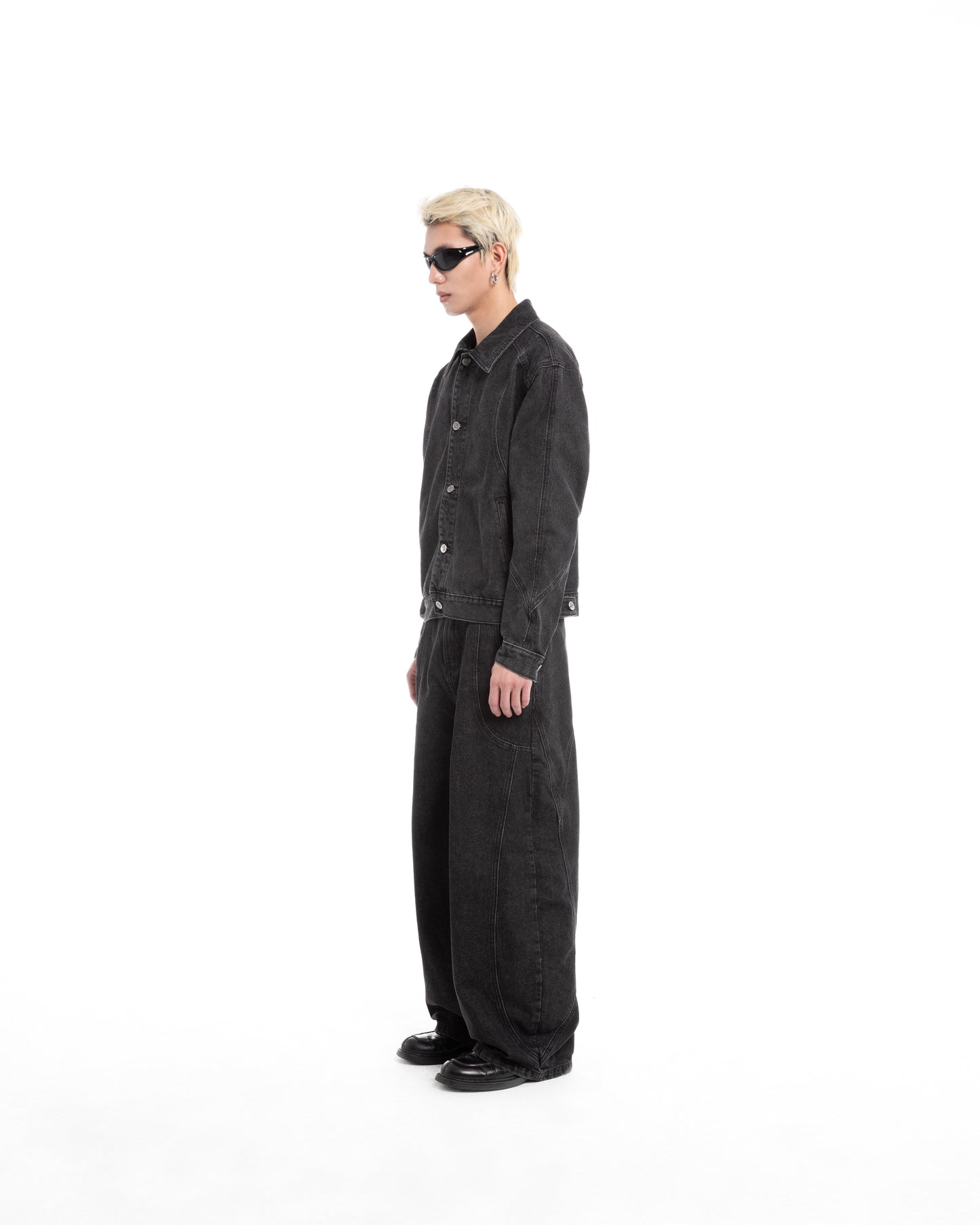 SEMBLANCE HARMNONY DENIM JACKET (BLACK)