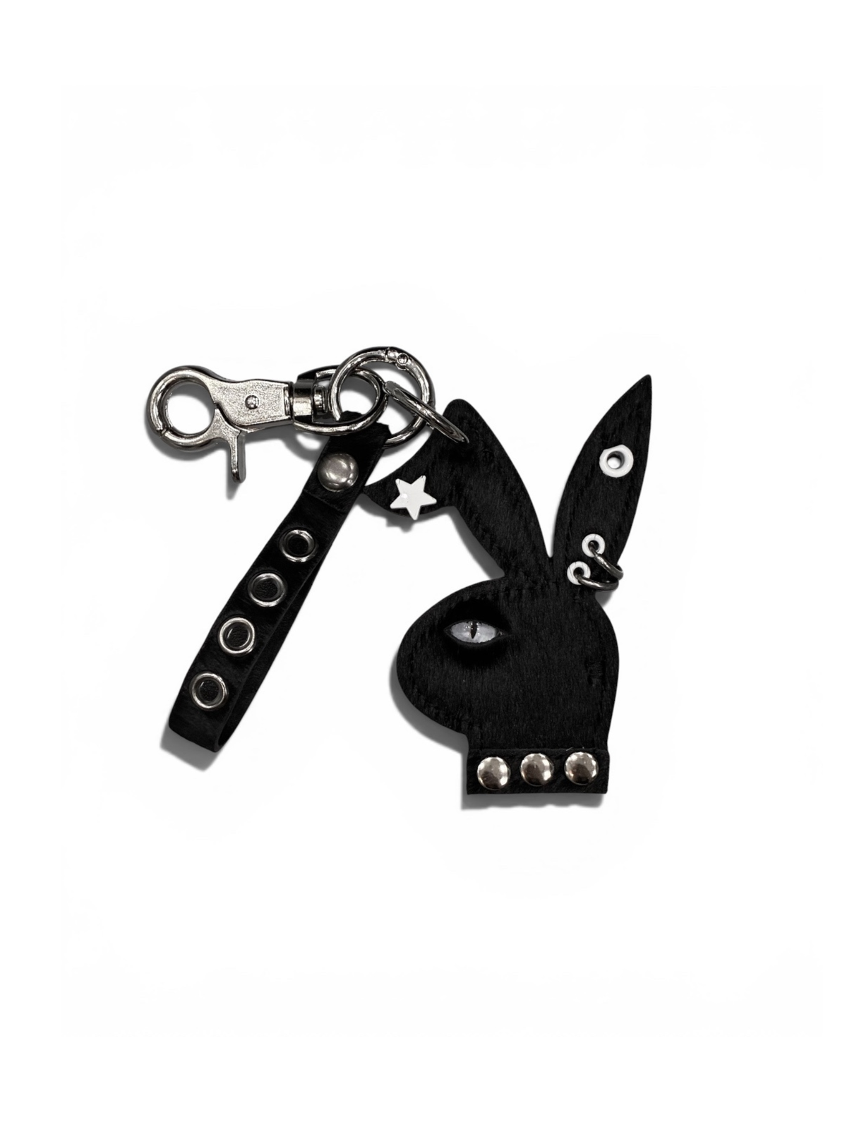 Rabbit Punk Keychain