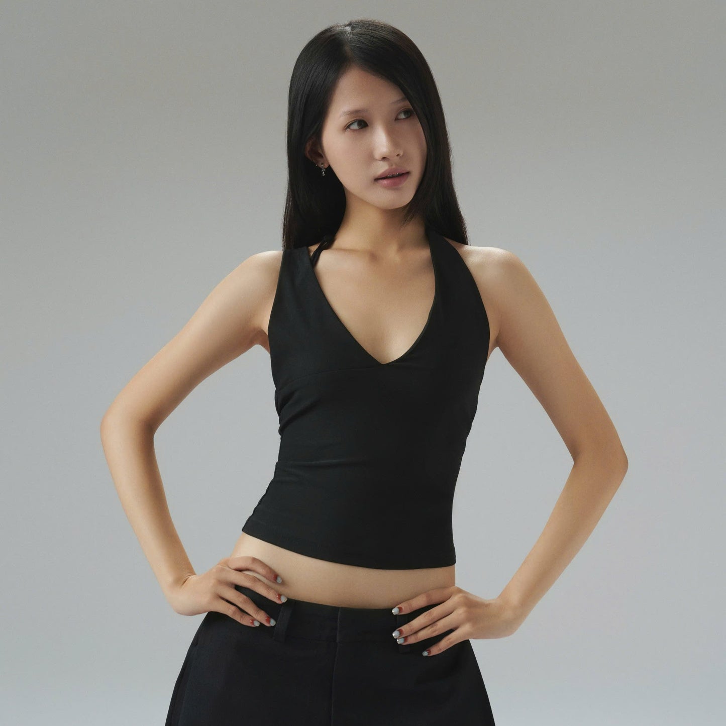 MELANCHOLY DESIRE CHARM TOP (BLACK)