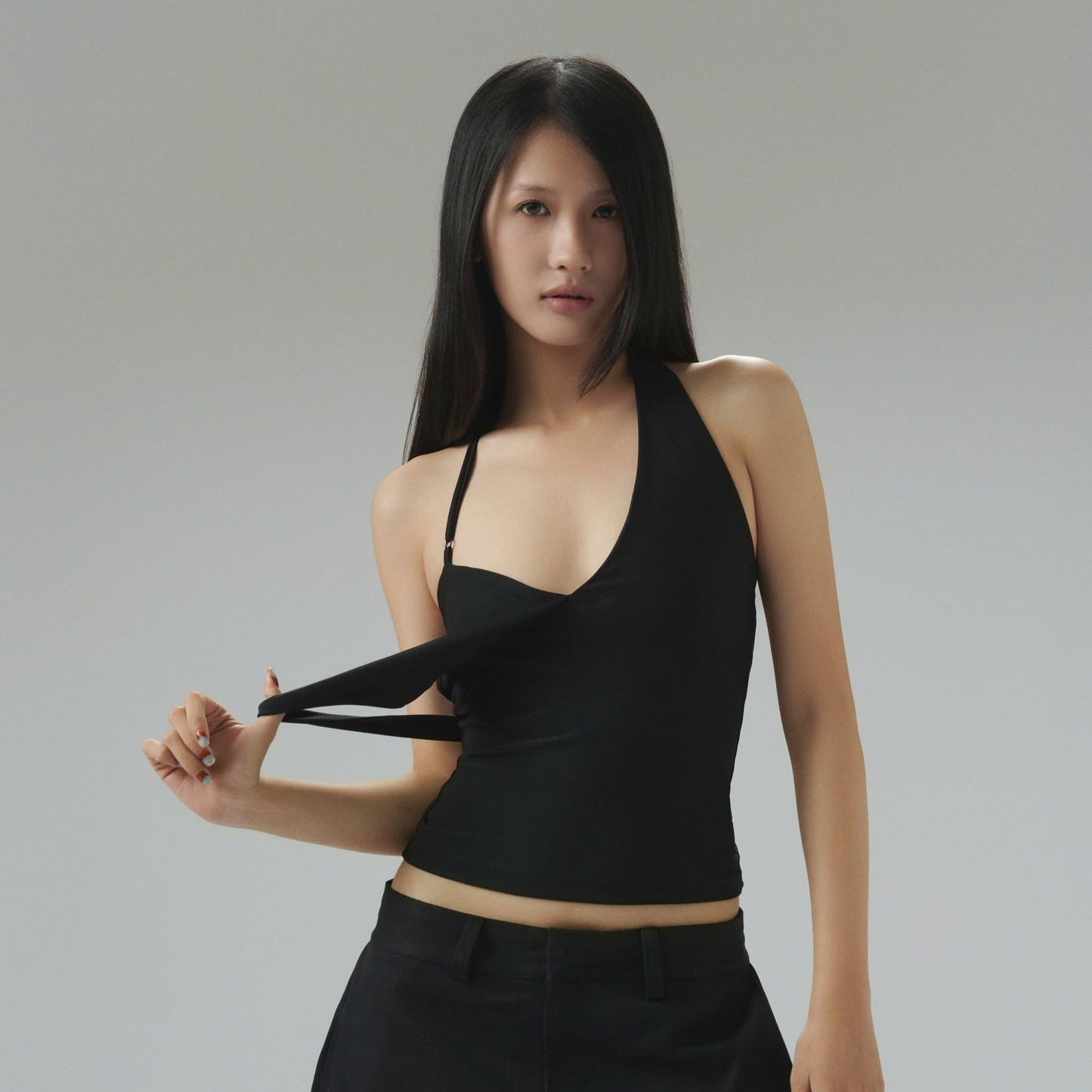 MELANCHOLY DESIRE CHARM TOP (BLACK)