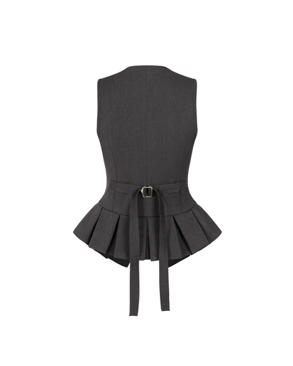 MELANCHOLY CLARISSE BUSTIER TOP (DARK GREY)