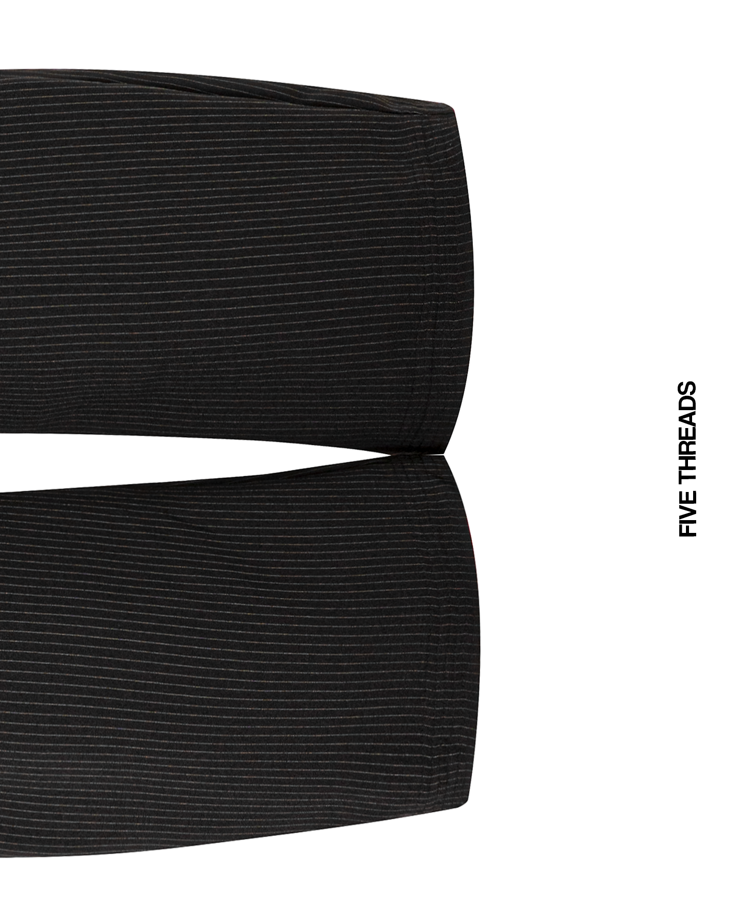 Plissé Striped Wide Pants