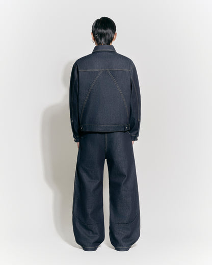 Boxy Raw Denim Jacket