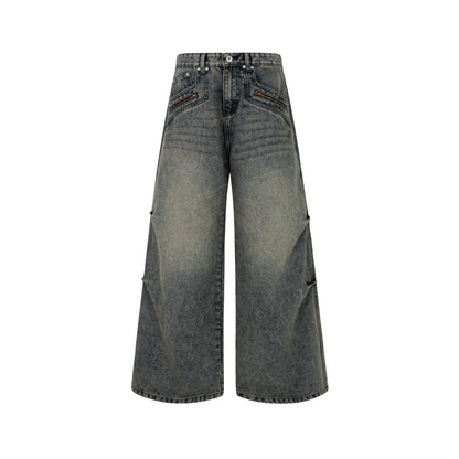 REVOLT ATTIRE CREPO DENIM PANTS