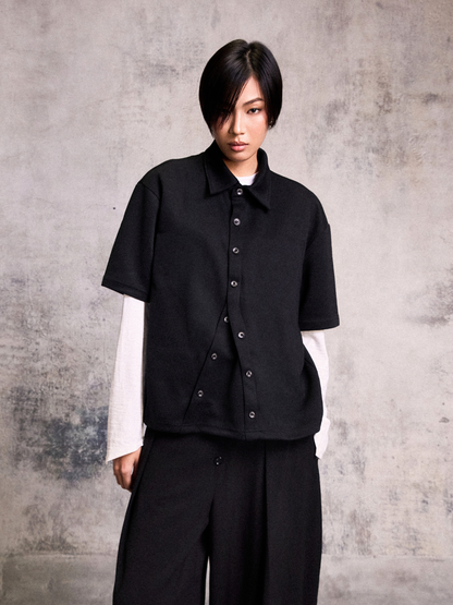 Curve Button Polo