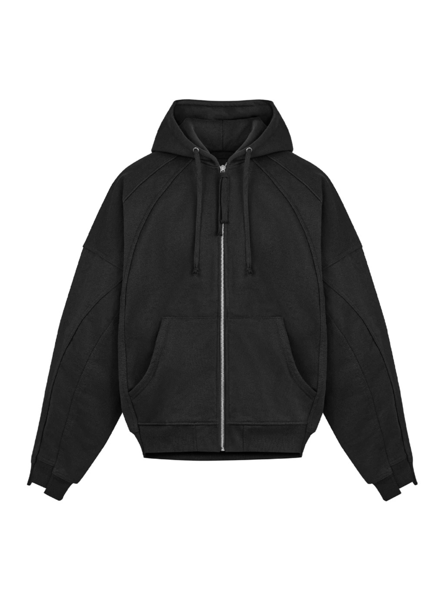 Spliced Washed Hoodie
