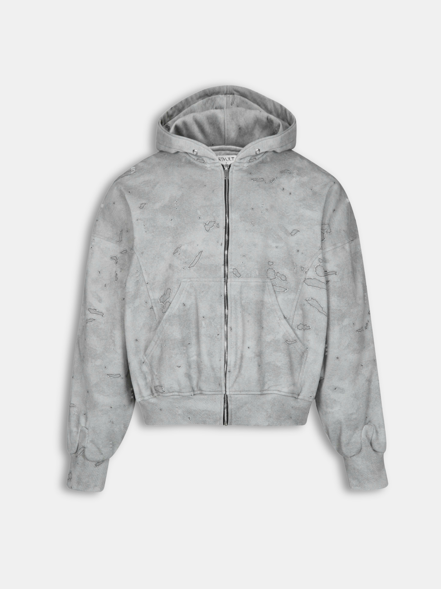Concrete Muted Grey Hoodie