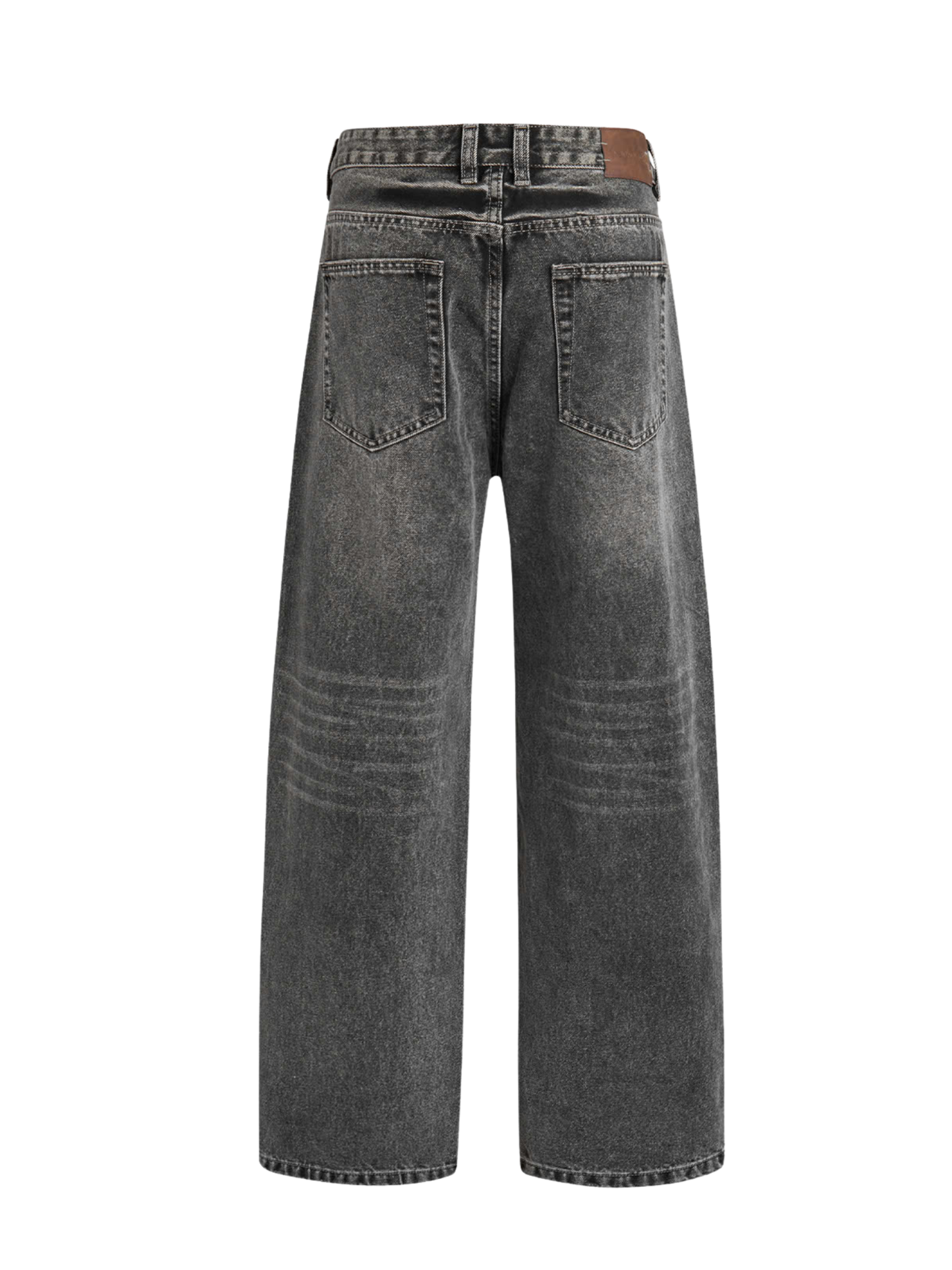 Loose-fit Washed Denim Pants
