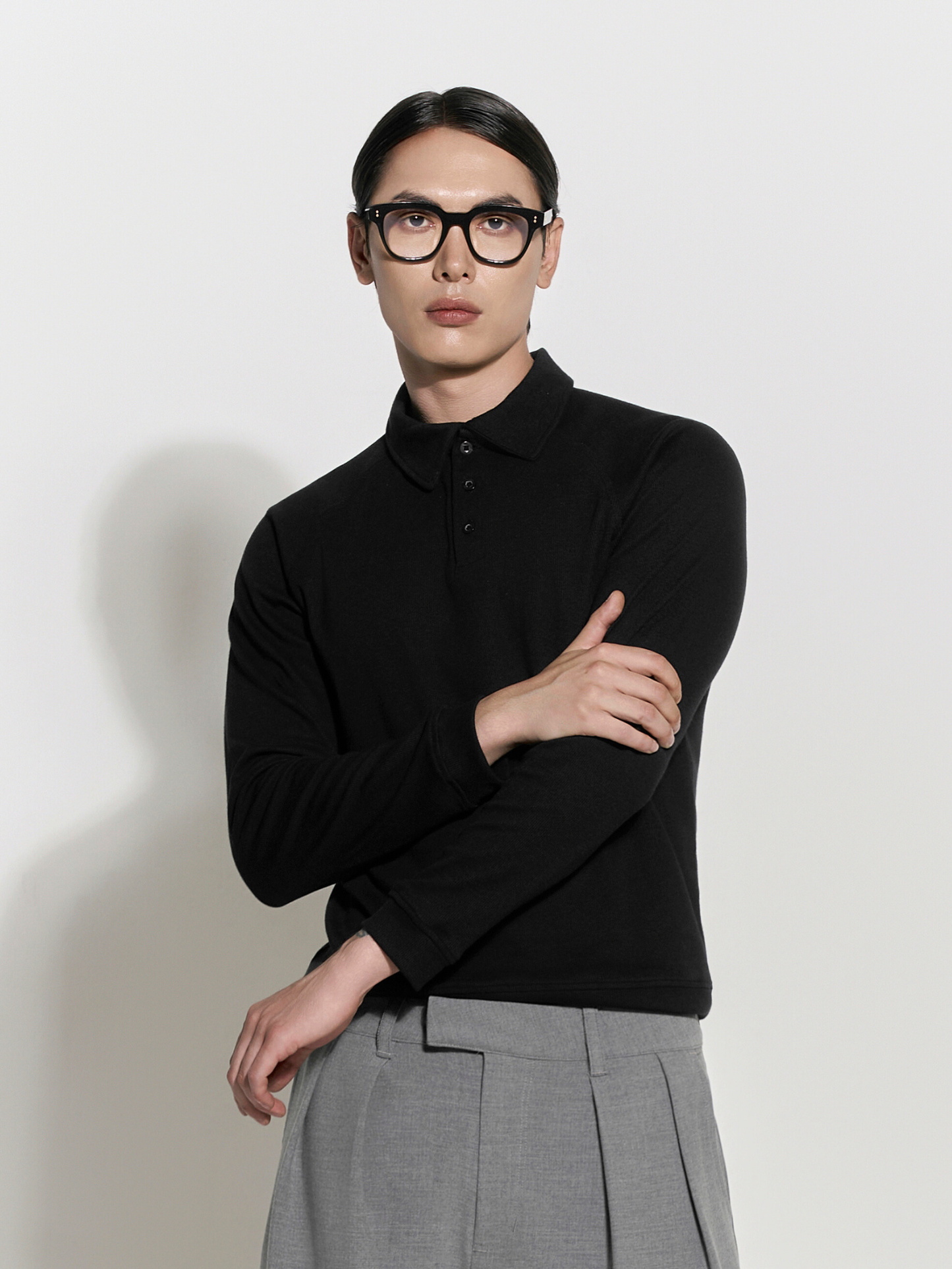 Long Sleeves Polo Shirt