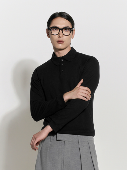Long Sleeves Polo Shirt