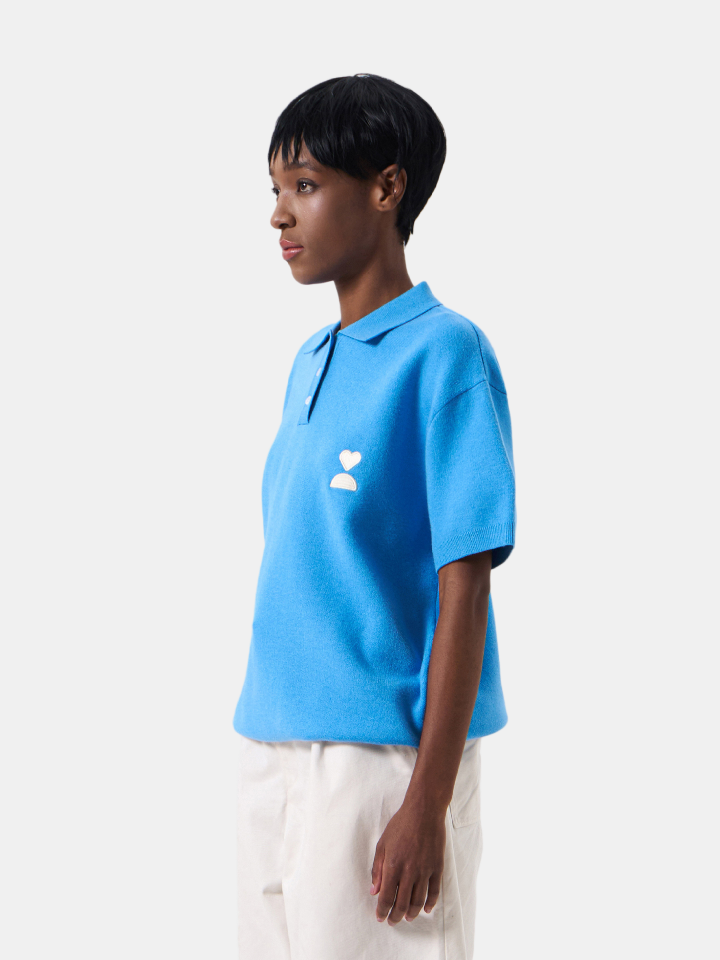 Love User Knit Polo T-Shirt
