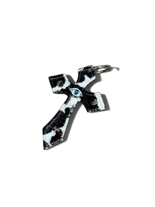 Punk Cross Keychain