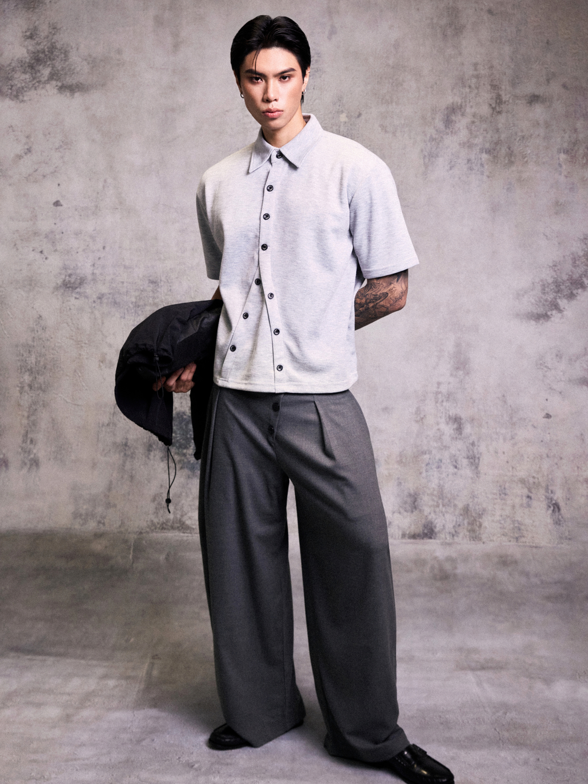 Curve Button Polo