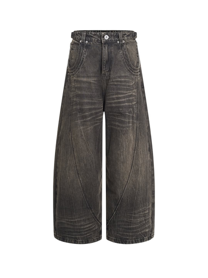 Scar Washed Denim Pants Ver 2