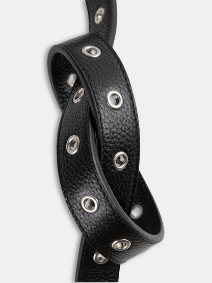 Eyelet Cow Leather Belt