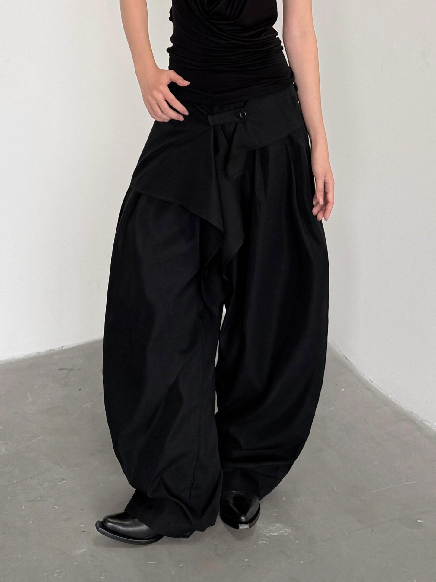 Wrap Panel Trousers