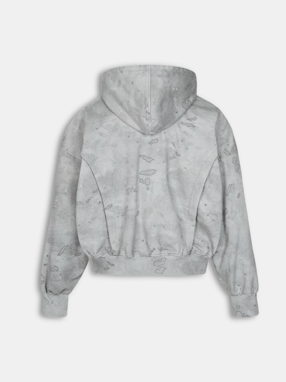 Concrete Muted Grey Hoodie