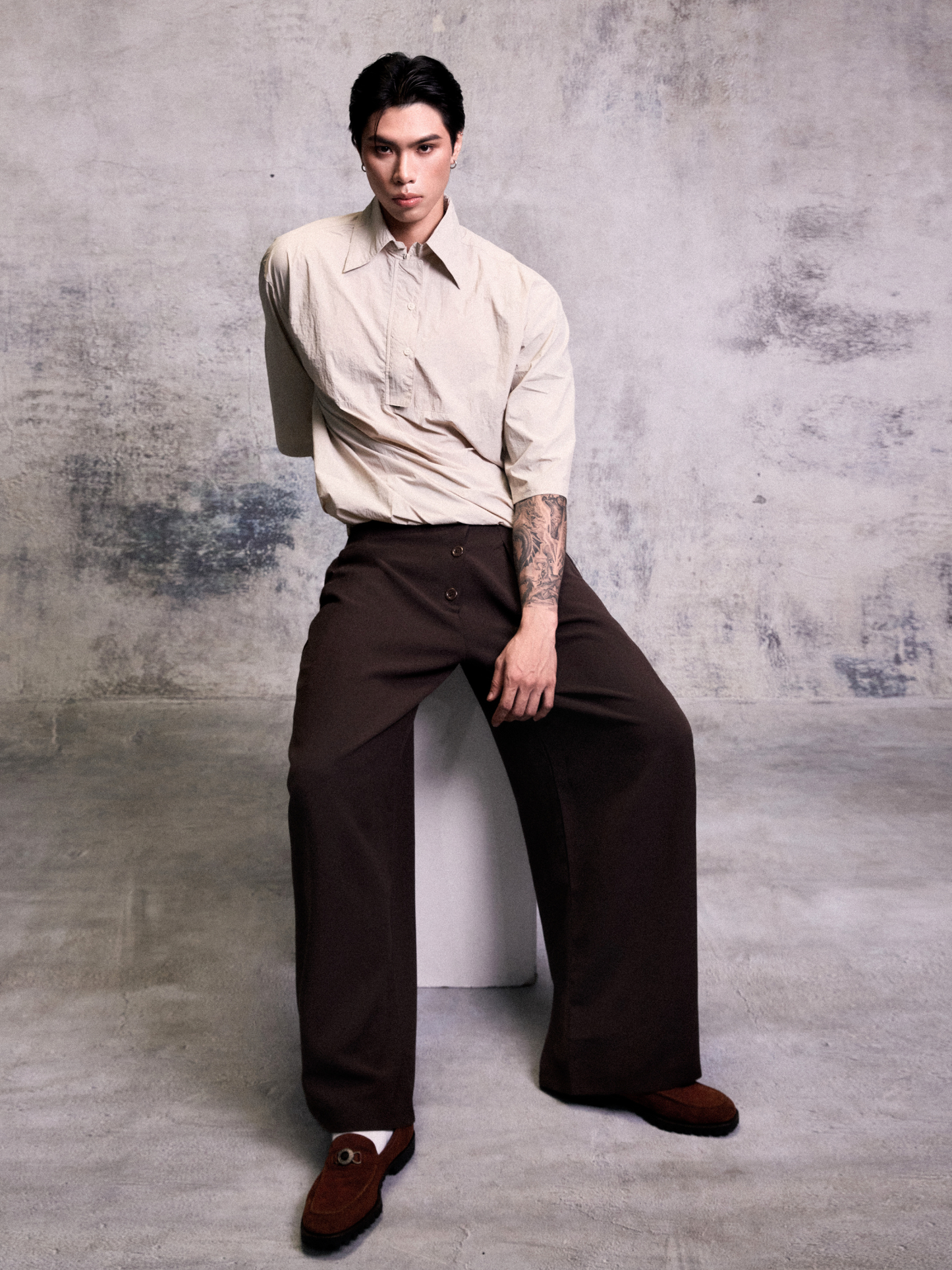 Noir Cocoon Trousers
