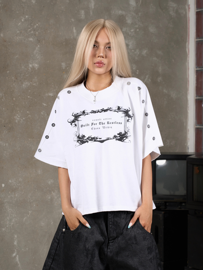 Restless Dual Button Tee