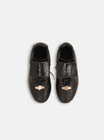 Rising Star 01 - Cowhide With Crocodile Emboss Sneakers