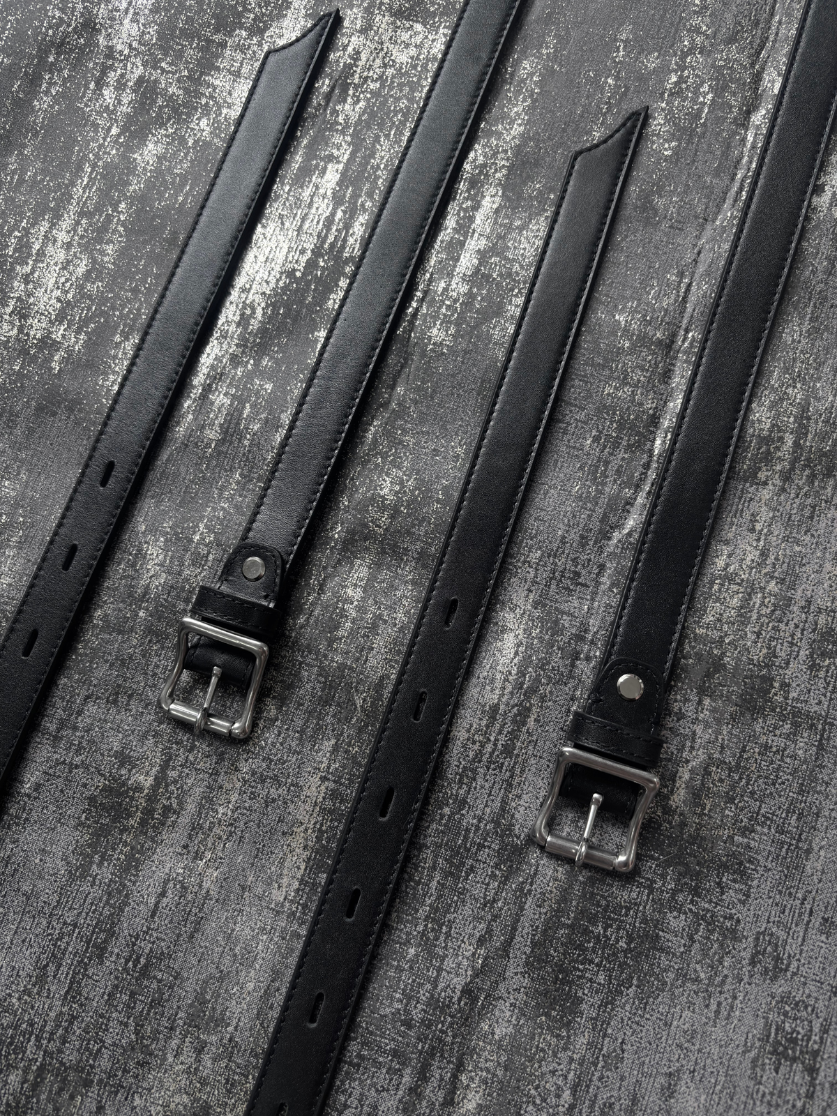 Arc Cow Leather Belt