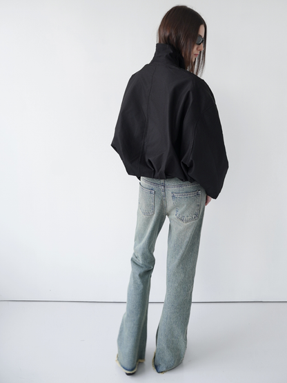Darja Washed Flared Denim Pants