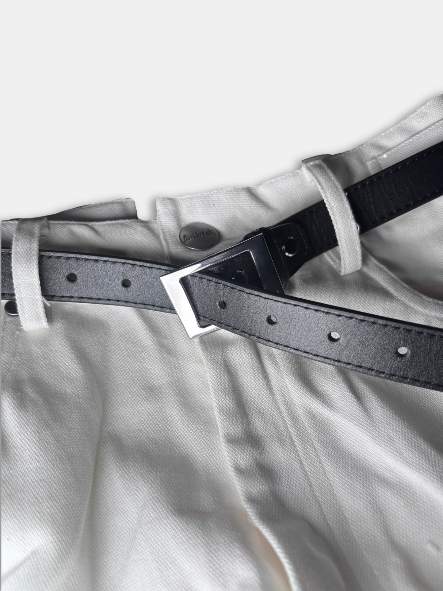Sharp Cow Leather Belt