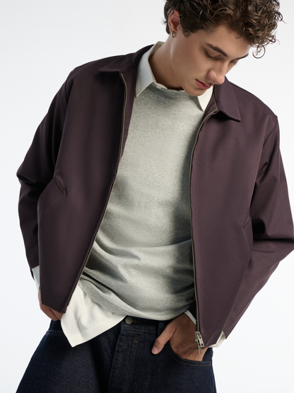 Crop Work Jacket