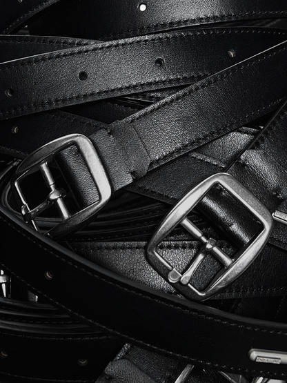 Slim Leather Belt