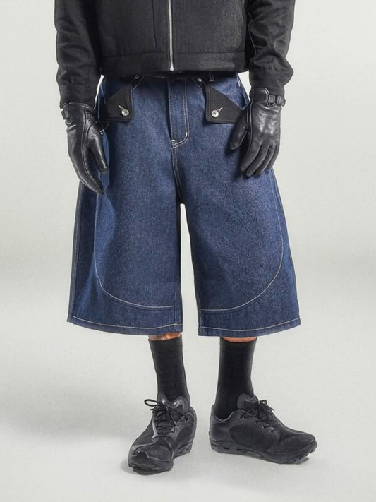 Mule Pocket Raw Denim Short