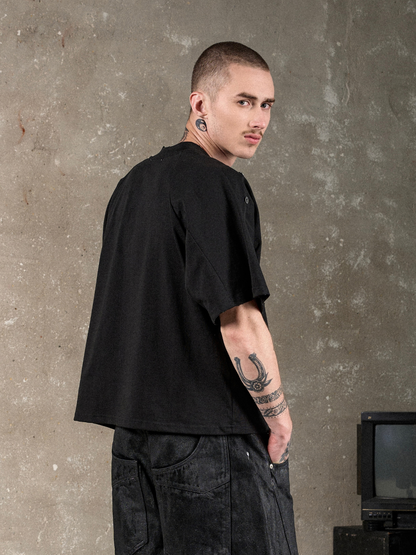 Restless Dual Button Tee