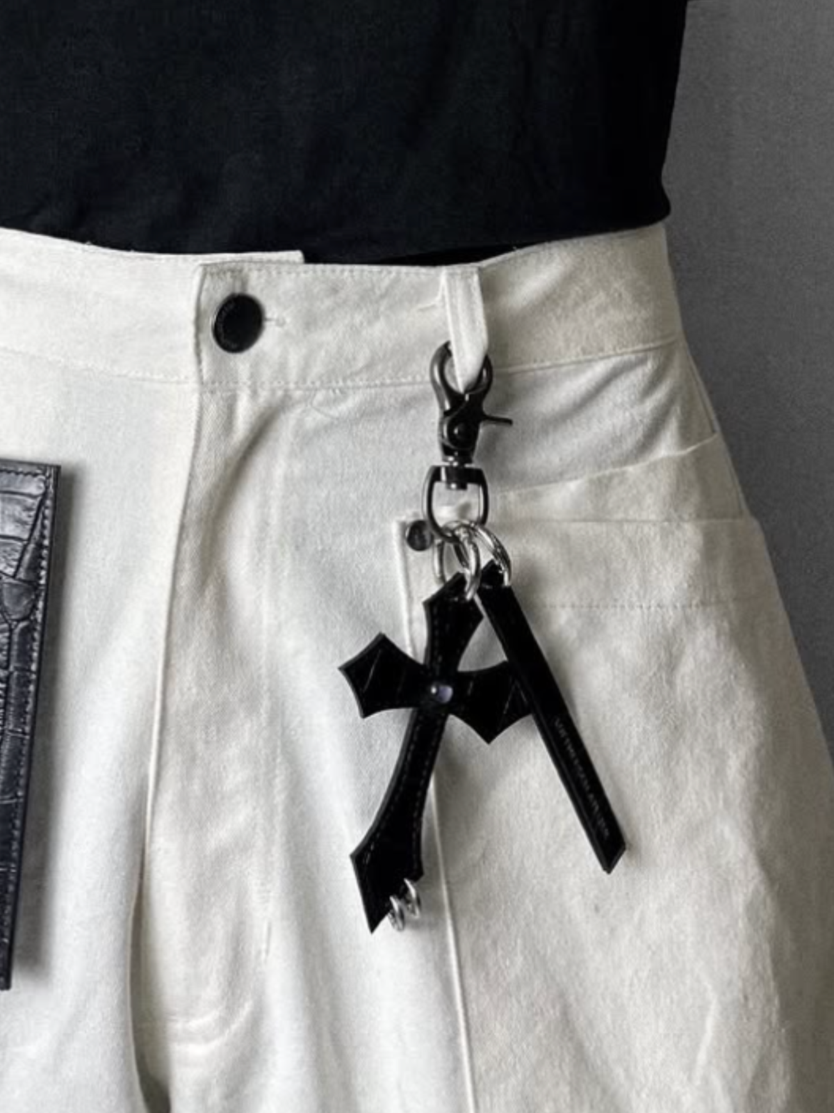 Punk Cross Keychain