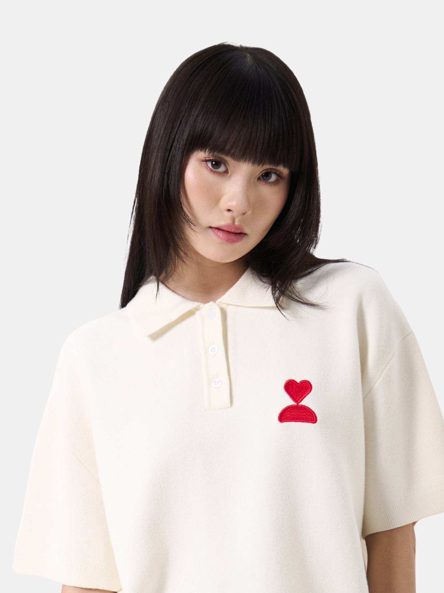Love User Knit Polo T-Shirt