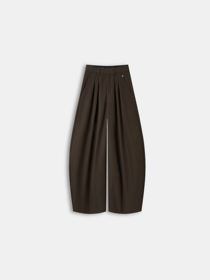 Lined Barrel Pants